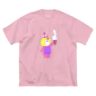 toriniku_twinkleのあいすくりーむやさん ビッグシルエットTシャツ