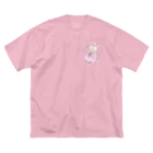 apociaoの羊猫のキャンディちゃん ビッグシルエットTシャツ