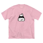 magao-nekoのひゃくめんそうの苺ぼうや ビッグシルエットTシャツ