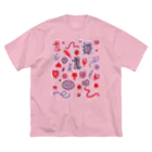 SHOP CMYKのCounting them B 全1色 ビッグシルエットTシャツ