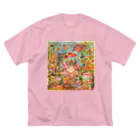 あかるいみらいけんきゅうじょのwonder(不可思議) ビッグシルエットTシャツ