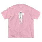 evaの女の子　おばけごっこ ビッグシルエットTシャツ