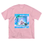 けいこうしょくの夏を乗り切る暑い日の天使Tシャツ❷ Big T-Shirt