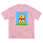 日々好日屋2号店の猫地蔵 ビッグシルエットTシャツ