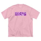 unoseのpurple marble slim パープルマーブルスリム Big T-Shirt