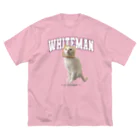 おーあみ避難所のWHITEMAN ビッグシルエットTシャツ