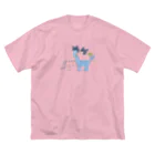 Shigenosukeのシナカル #KISS_Color ビッグシルエットTシャツ