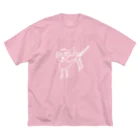 はせがわ画伯のかわいいトリ　白 Big T-Shirt