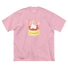 satoharuのフルーツパンケーキ ビッグシルエットTシャツ