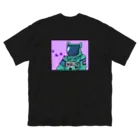 たこむんLABO.のにゃうちゅうひこうし ビッグシルエットTシャツ