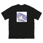 Cotton shopの涙の女の子 ビッグシルエットTシャツ