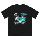 熊谷ゆ〜ほ_デザイングッズのOCEANS CUP SERIES 【BLACK】 ビッグシルエットTシャツ