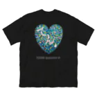 nissyheartのフタコハートストリート「てん、」シリーズ Big T-Shirt