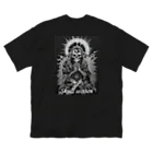 Skull sectionの太陽に祈るドクロ ビッグシルエットTシャツ