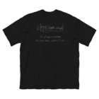 WhaleCurtainのcrowd ビッグシルエットTシャツ