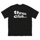 three clubのthree club...Tシャツ(BLACK) ビッグシルエットTシャツ