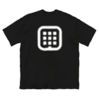 アプリファクトリーはるniのグッズ工房のはるniアイコン（白）【両面印刷】 ビッグシルエットTシャツ