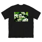 かぴばらのFLOWERS-しろ- Big T-Shirt