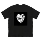 没落貴族のIron Heart ビッグシルエットTシャツ