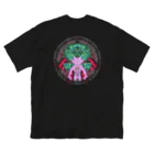 HAKKI MISAKIYAのNWO-ﾆｬﾝｺﾜﾝｺｵｵｻﾜｷﾞ- ビッグシルエットTシャツ