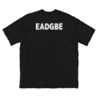 musicshop BOBのEADGBE - レギュラーチューニング Big T-Shirt