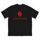 Manhattan Code inc.のMHT_LOGO - GRAD_R ビッグシルエットTシャツ