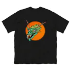 イエネコの龍 ビッグシルエットTシャツ