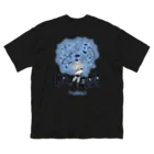 nidan-illustrationの“MAGI COURIER” blue #2 ビッグシルエットTシャツ