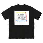 Charmcatharsisjapanのmessage Tシャツ ビッグシルエットTシャツ