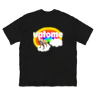 up to meのPONTA×UPTOME BigT2（WhiteLogo） ビッグシルエットTシャツ