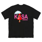 Ｄ・にゃん洋品店の傘おばけのKASA Big T-Shirt