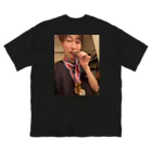 自撮りし過ぎて思ってるよ。のやまだ:8月の顔1位 Big T-Shirt