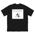 うなわるどのfree spirited ビッグシルエットTシャツ