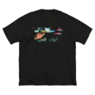 Bengal RocketのBengal Rocketドット絵Tシャツ ビッグシルエットTシャツ