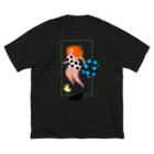 fig-treeの水玉の女03 ビッグシルエットTシャツ