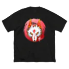 SWの狐火 ビッグシルエットTシャツ