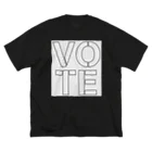 VOTE FOR YOUR RIGHTのVOTE FOR YOUR RIGHT ビッグシルエットTシャツ
