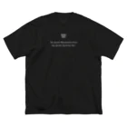 Andiamoのシンプルおひげ。（白） ビッグシルエットTシャツ