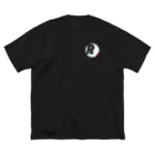 RAWCARism2022公式グッズのRAWCARism 2022 グリッチ BLACK Big T-Shirt