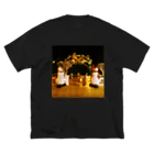 7SevenThree3のスノーマンの祝福 ビッグシルエットTシャツ