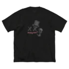 たなかダ・ワークス(仮)のStarting From 0... (Hat Smokingくん) ビッグシルエットTシャツ