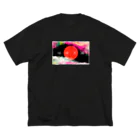 昼寝天國 / Parasio de Siestaのヒノマル（Black) ビッグシルエットTシャツ