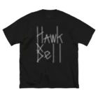 T.U.W².O.B.A. AP SHOPのHawk Bell Logo White ビッグシルエットTシャツ