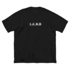 0609. ARTist official.のL.C.B.B ビッグロゴTシャツ ロゴ白ver. Big T-Shirt