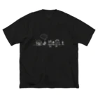 デザートラボのうさことくまことかめことぴーすくん ビッグシルエットTシャツ