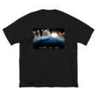 chii_shopの地球猫 Big T-Shirt