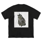 ネコノートショップ（neco-note shop）のショコラ（てんしんらんまんな☆ラッキー） ビッグシルエットTシャツ