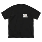 化楽オフィシャルグッズ販売の20周年ワンマンライブT　濃色 ビッグシルエットTシャツ