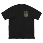 太郎丸のいあ！いあ！くとぅるふふたぐん！（白文字） ビッグシルエットTシャツ