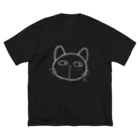 あけびの癒しの猫さん ビッグシルエットTシャツ